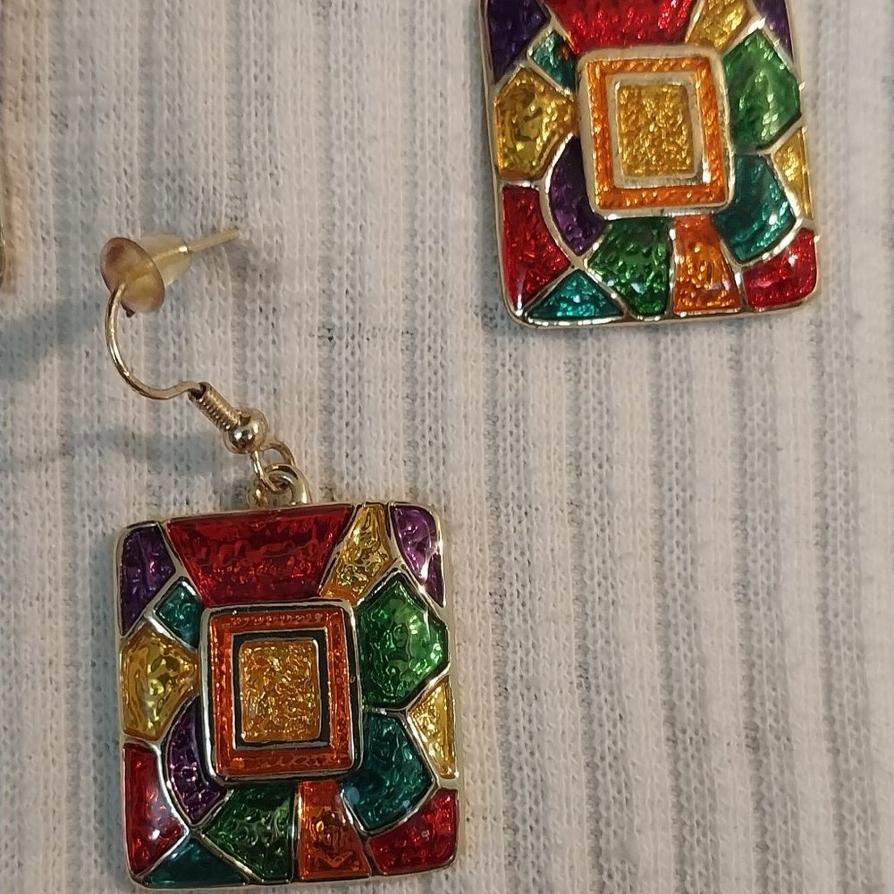 2956 Two Necklace with Earrings Lot - Picture 7 of 12